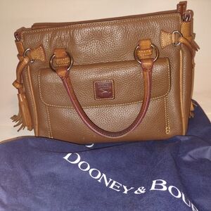 Dooney & Bourke Tan Leather Satchel